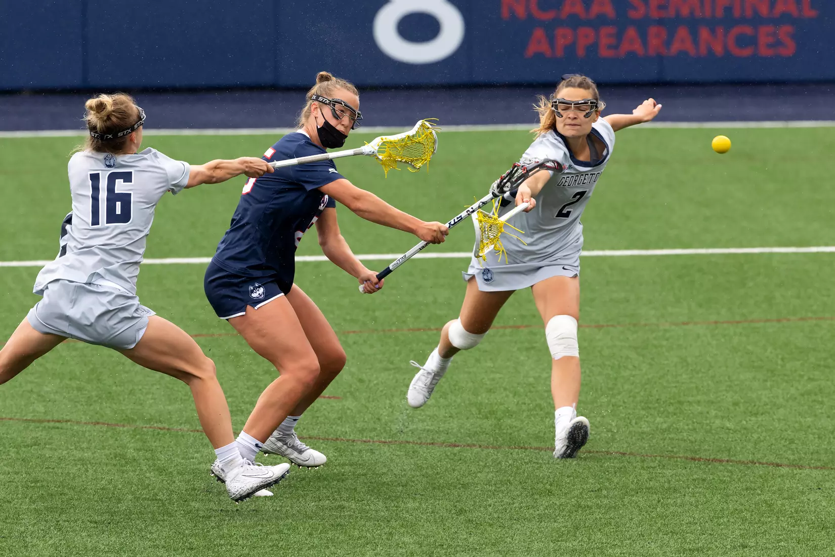 UConn Lacrosse vs Georgetown at Joseph J. Morrone Stadium, April 25, 2021