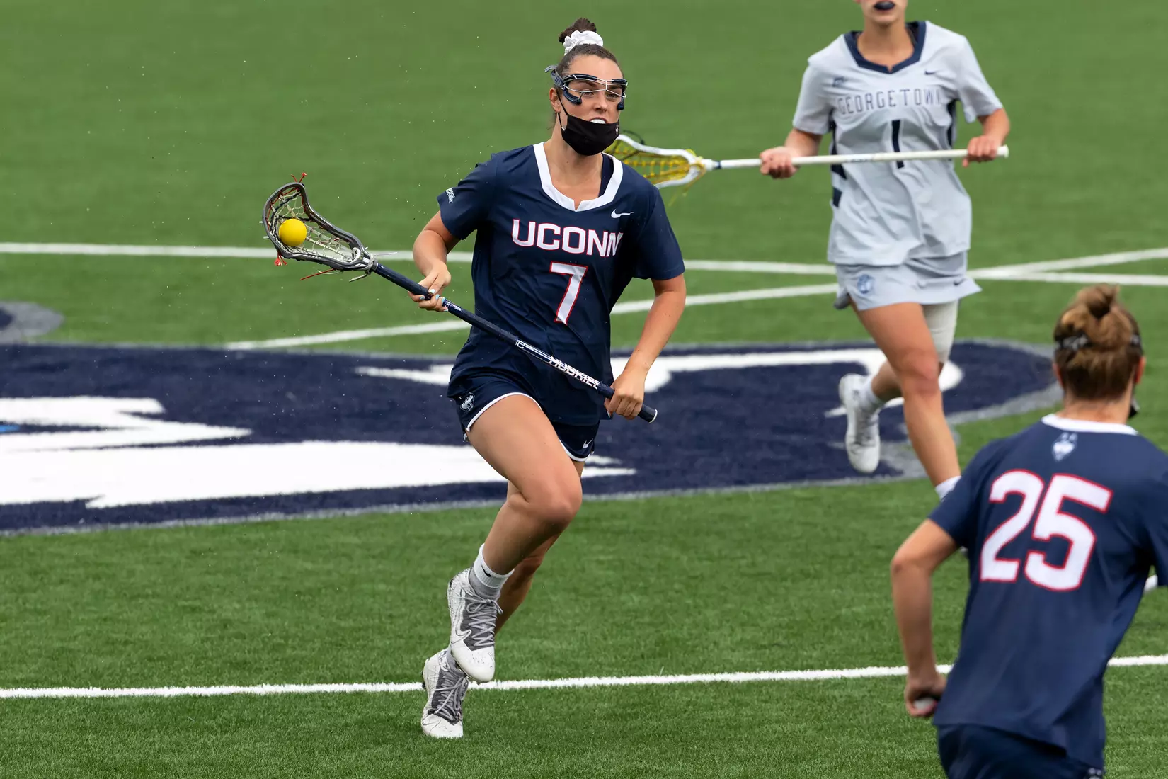 UConn Lacrosse vs Georgetown at Joseph J. Morrone Stadium, April 25, 2021