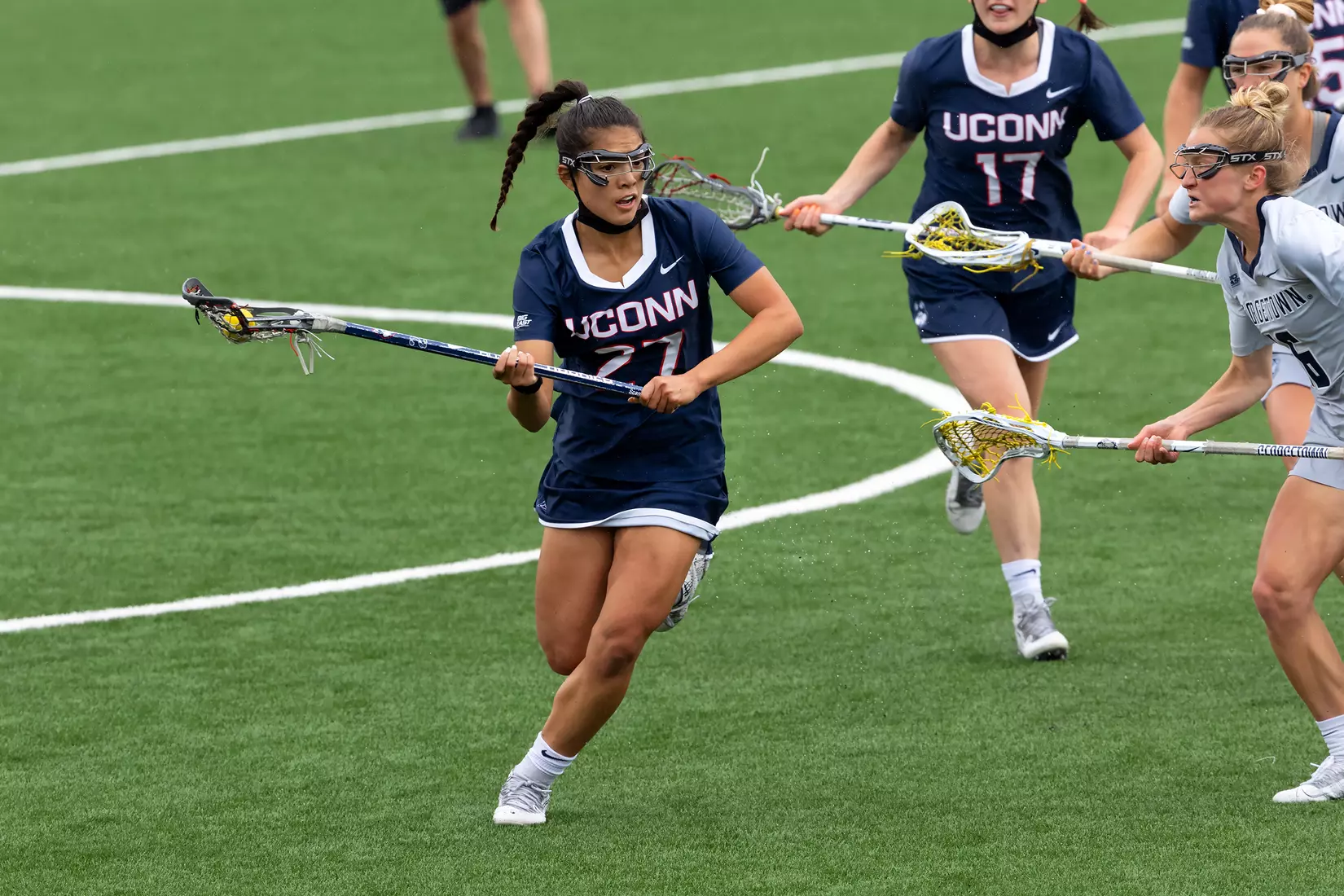 UConn Lacrosse vs Georgetown at Joseph J. Morrone Stadium, April 25, 2021