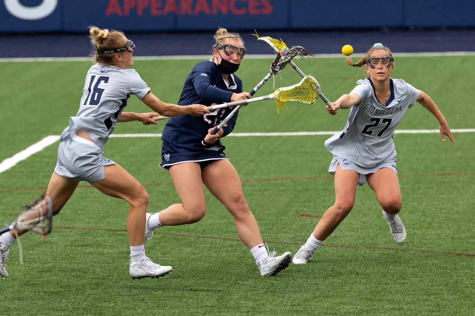 UConn Lacrosse vs Georgetown at Joseph J. Morrone Stadium, April 25, 2021