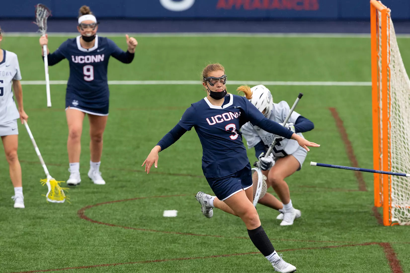 UConn Lacrosse vs Georgetown at Joseph J. Morrone Stadium, April 25, 2021