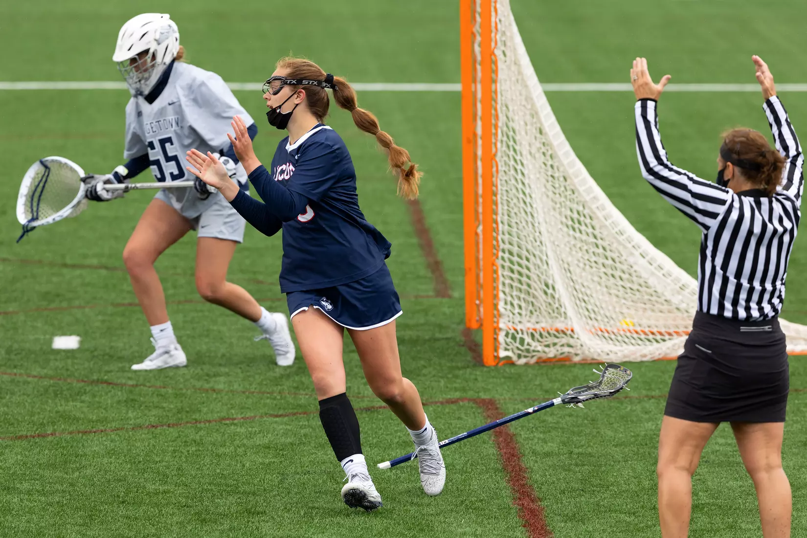 UConn Lacrosse vs Georgetown at Joseph J. Morrone Stadium, April 25, 2021