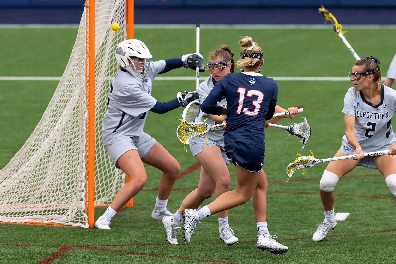 UConn Lacrosse vs Georgetown at Joseph J. Morrone Stadium, April 25, 2021