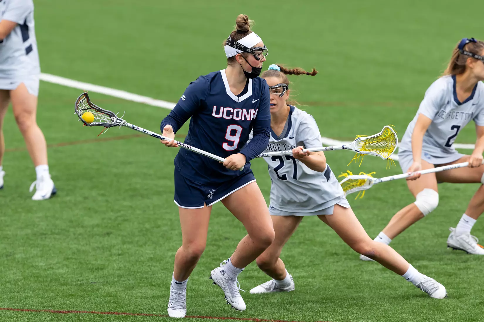 UConn Lacrosse vs Georgetown at Joseph J. Morrone Stadium, April 25, 2021