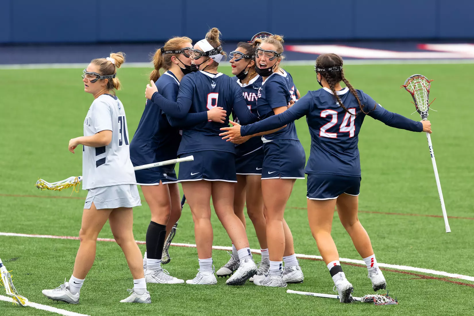 UConn Lacrosse vs Georgetown at Joseph J. Morrone Stadium, April 25, 2021