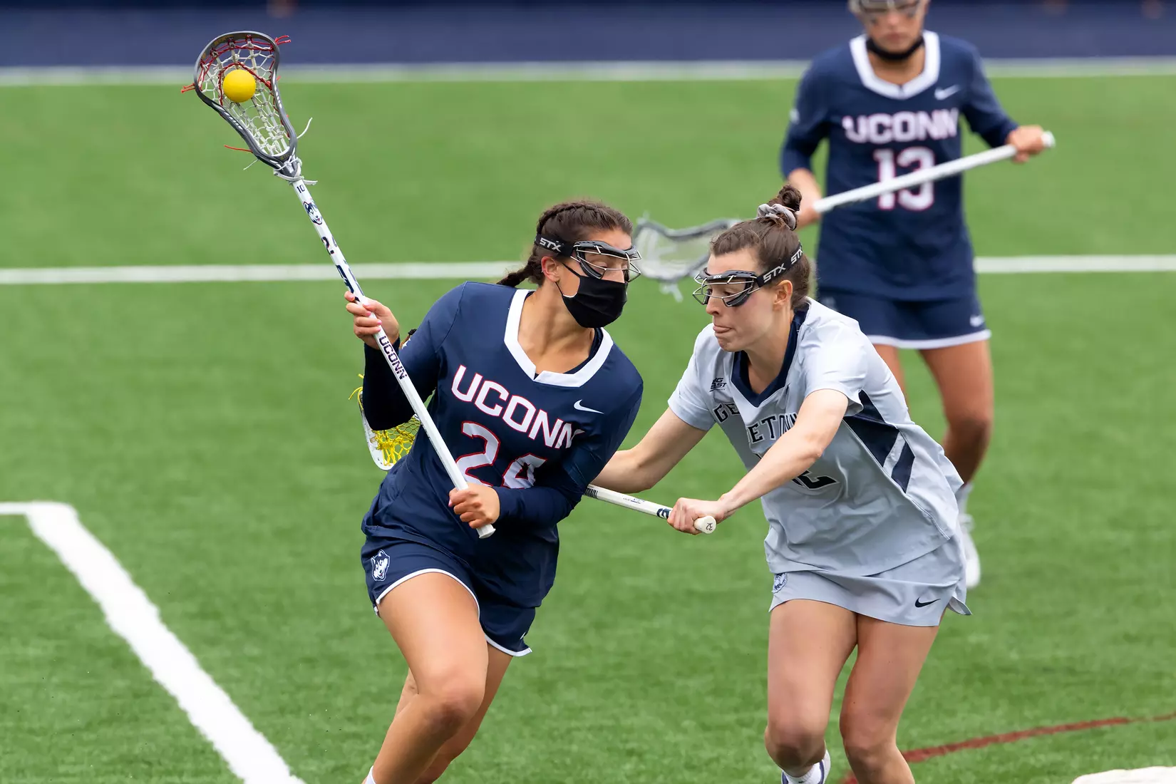 UConn Lacrosse vs Georgetown at Joseph J. Morrone Stadium, April 25, 2021