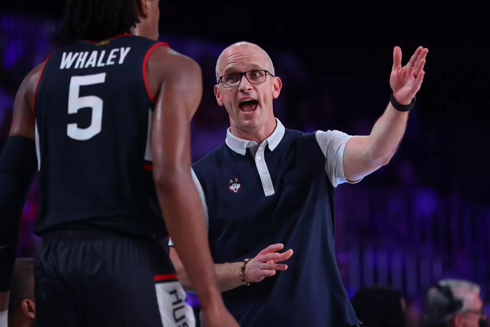 Auburn Tigers head coach Bruce Pearl at the Battle 4 Atlantis Wednesday, November 24, 2021 at Atlantis, Paradise Island in the Bahamas. (Photo by Tim Aylen)