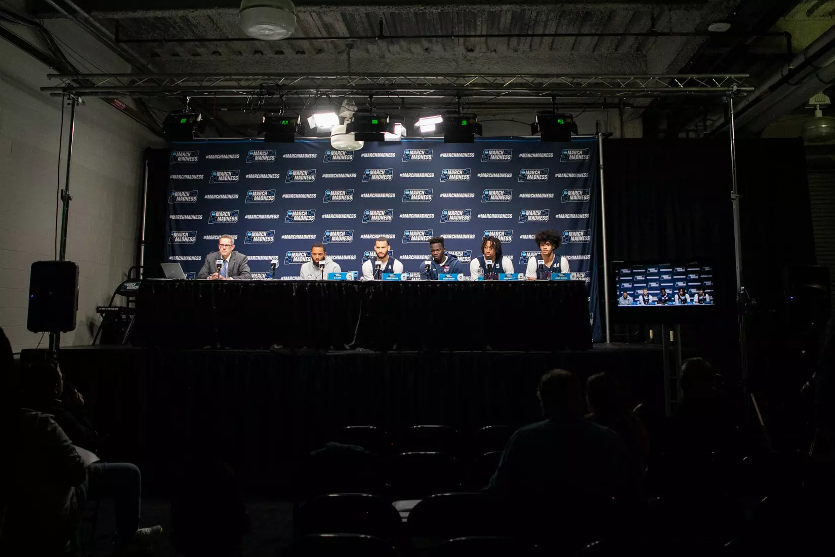 UConn men's basketball practices at KeyBank Center