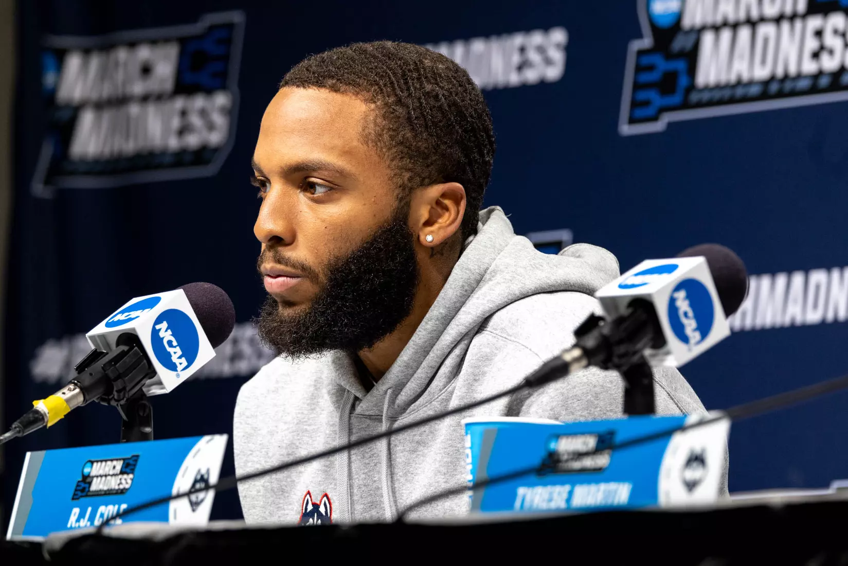 UConn men's basketball practices at KeyBank Center