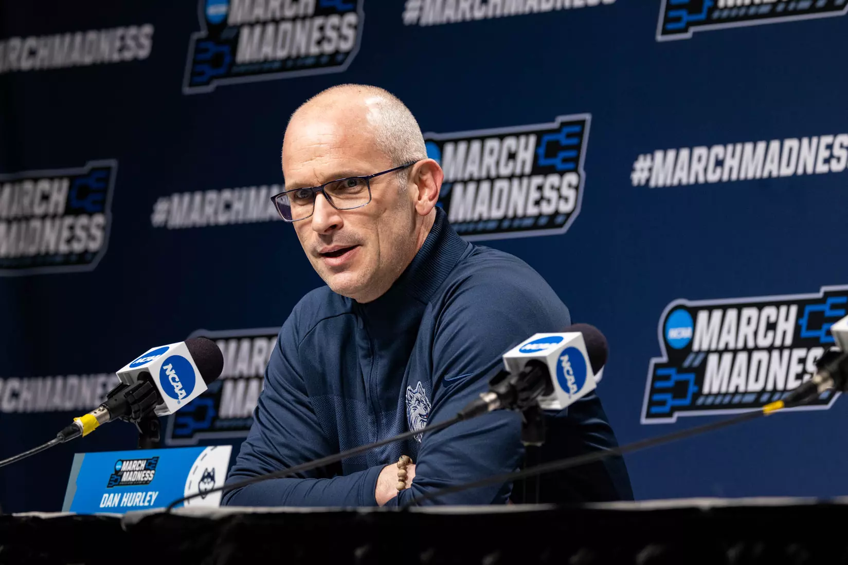 UConn men's basketball practices at KeyBank Center