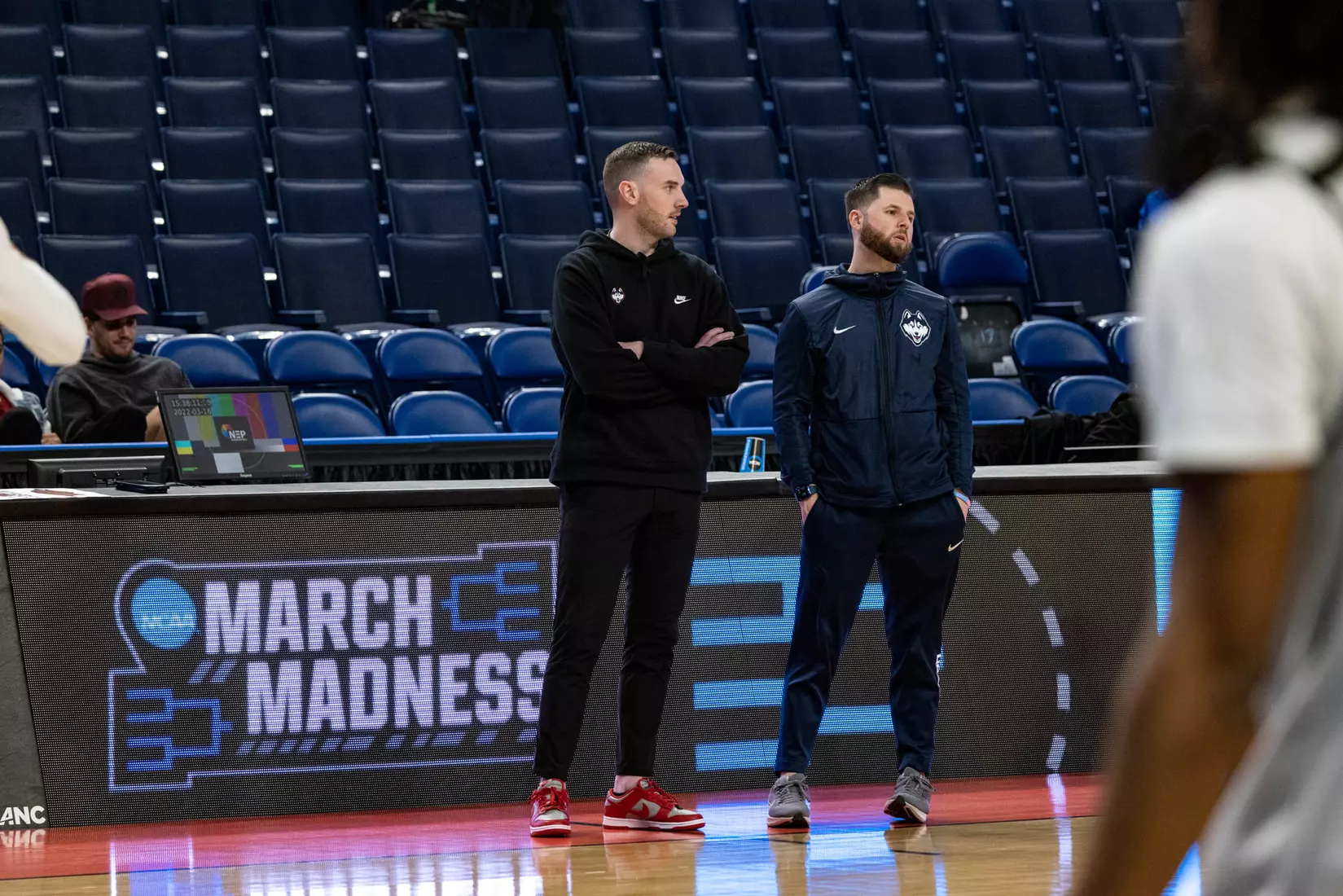 UConn men's basketball practices at KeyBank Arena