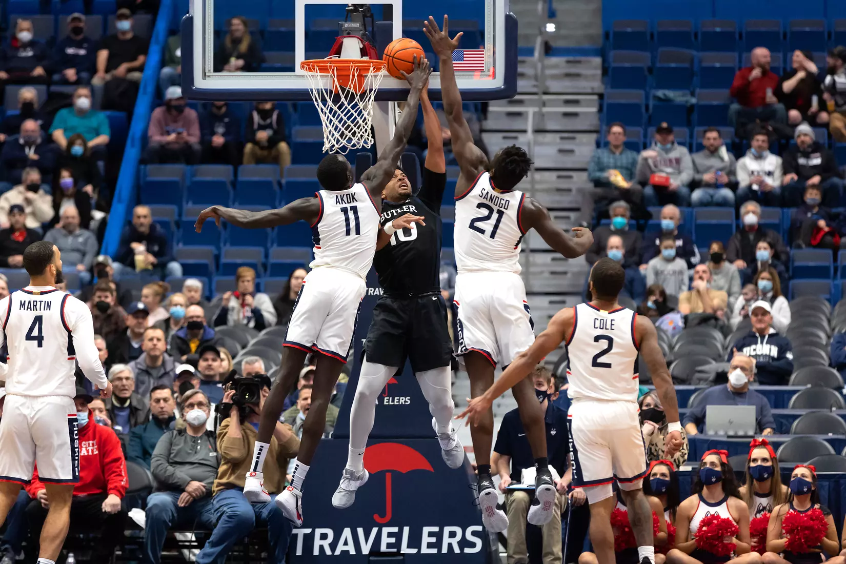 UConn vs Butler at XL Center, Hartford, CT 1/18/22