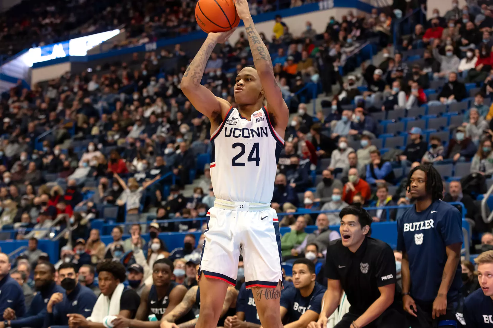 UConn vs Butler at XL Center, Hartford, CT 1/18/22