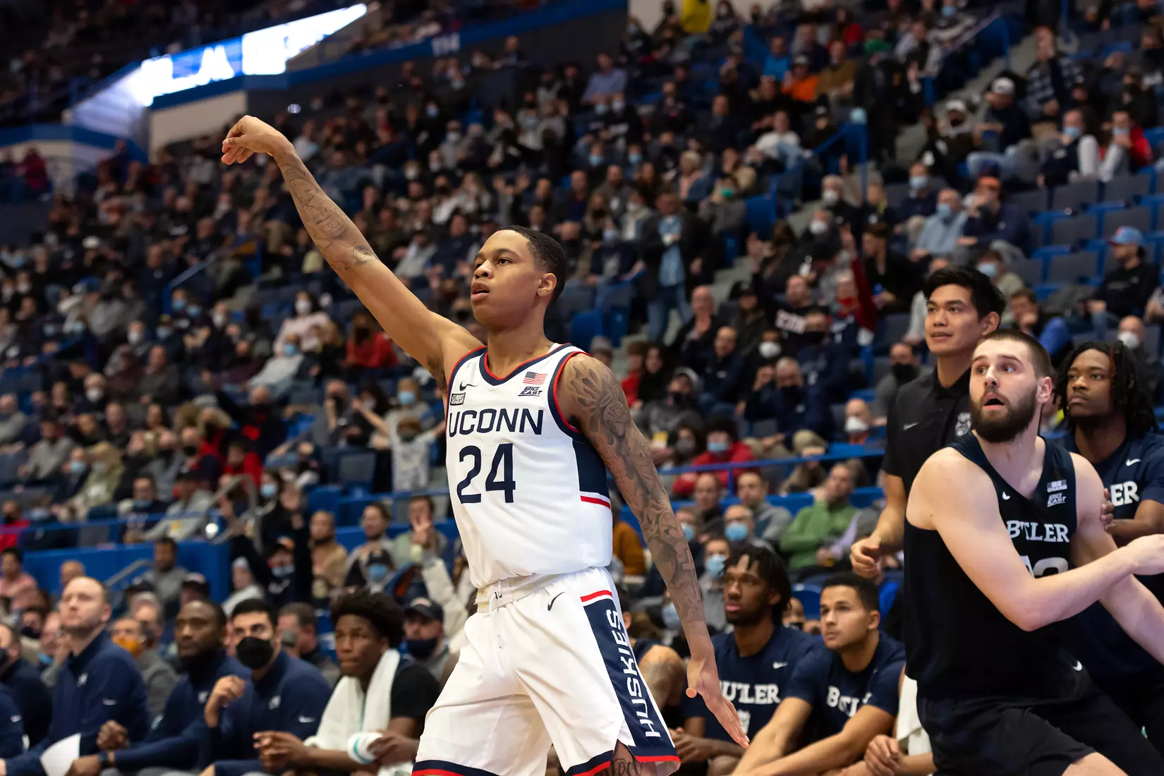 UConn vs Butler at XL Center, Hartford, CT 1/18/22