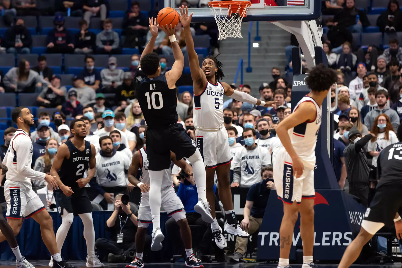 UConn vs Butler at XL Center, Hartford, CT 1/18/22