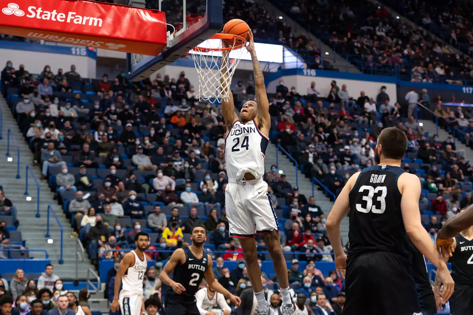 UConn vs Butler at XL Center, Hartford, CT 1/18/22