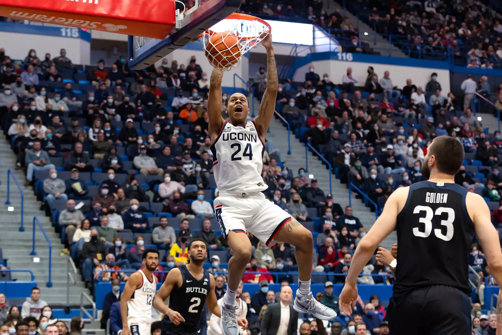 UConn vs Butler at XL Center, Hartford, CT 1/18/22