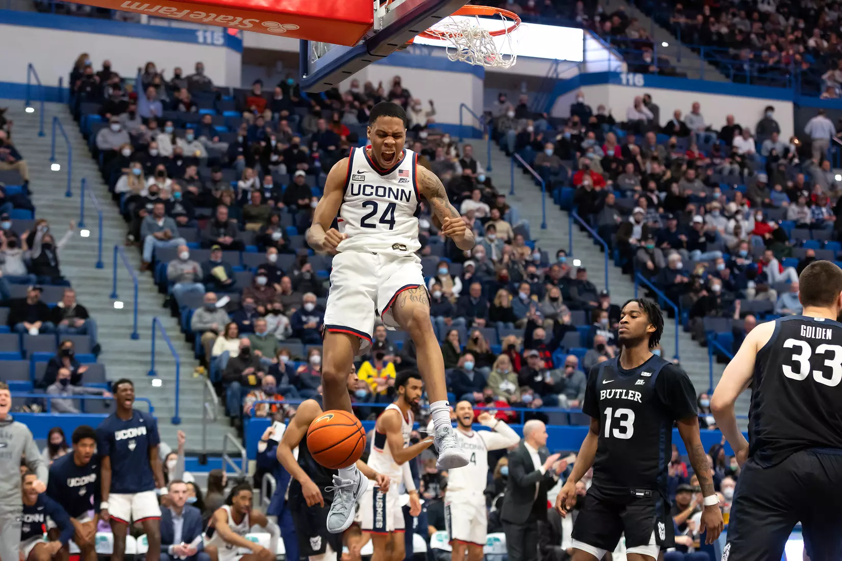 UConn vs Butler at XL Center, Hartford, CT 1/18/22