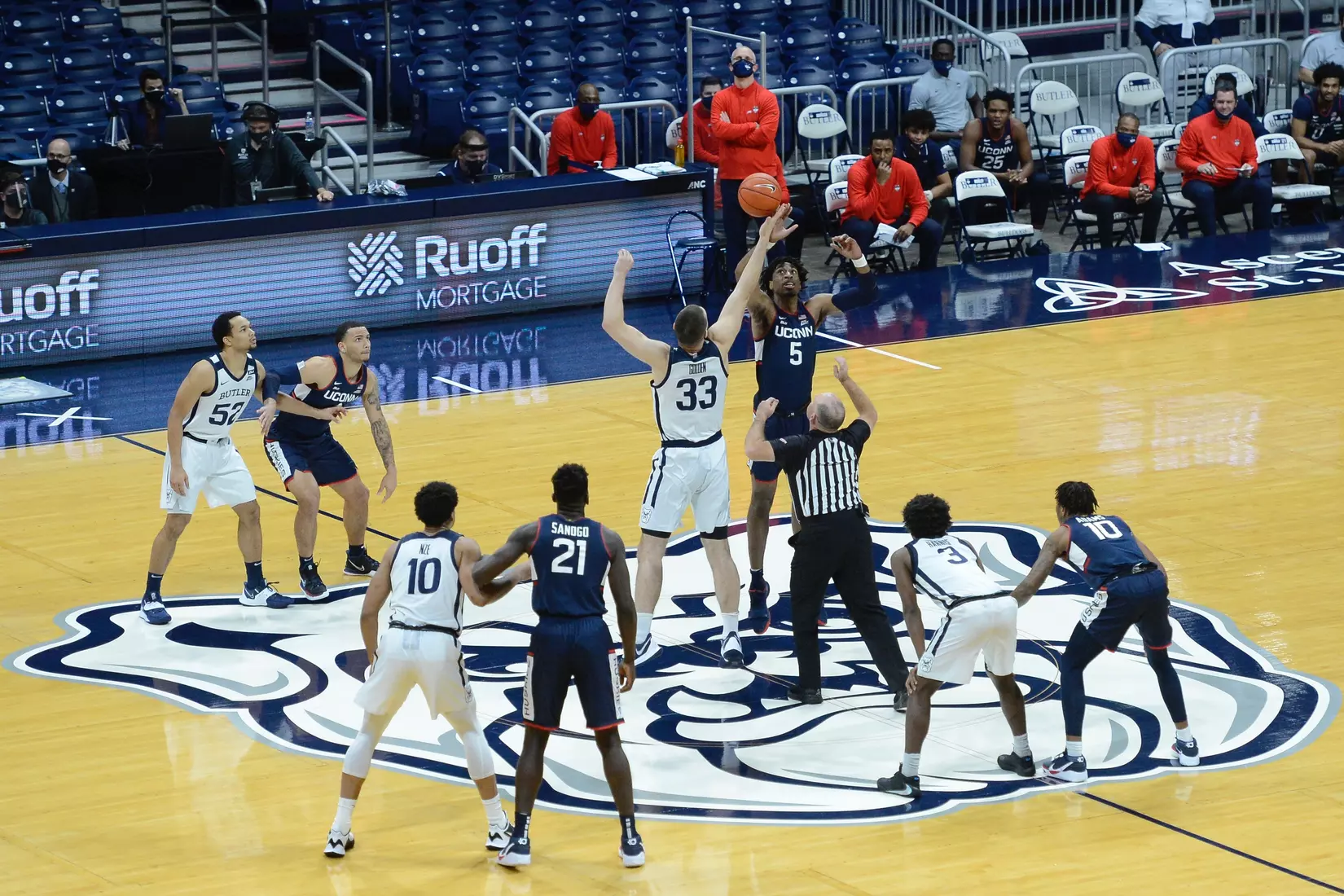 The opening tip on January 9, 2021.