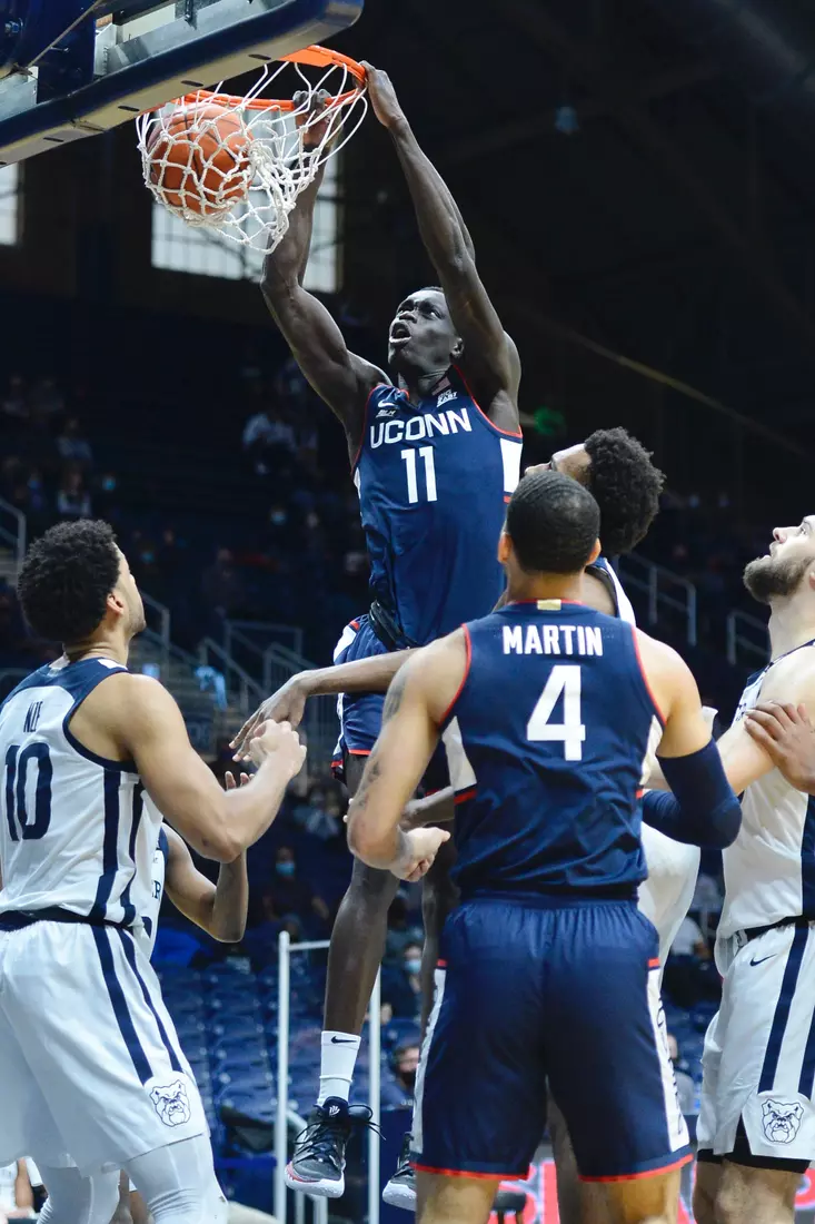 Akok Akok saw his first action since suffering an injury last February.