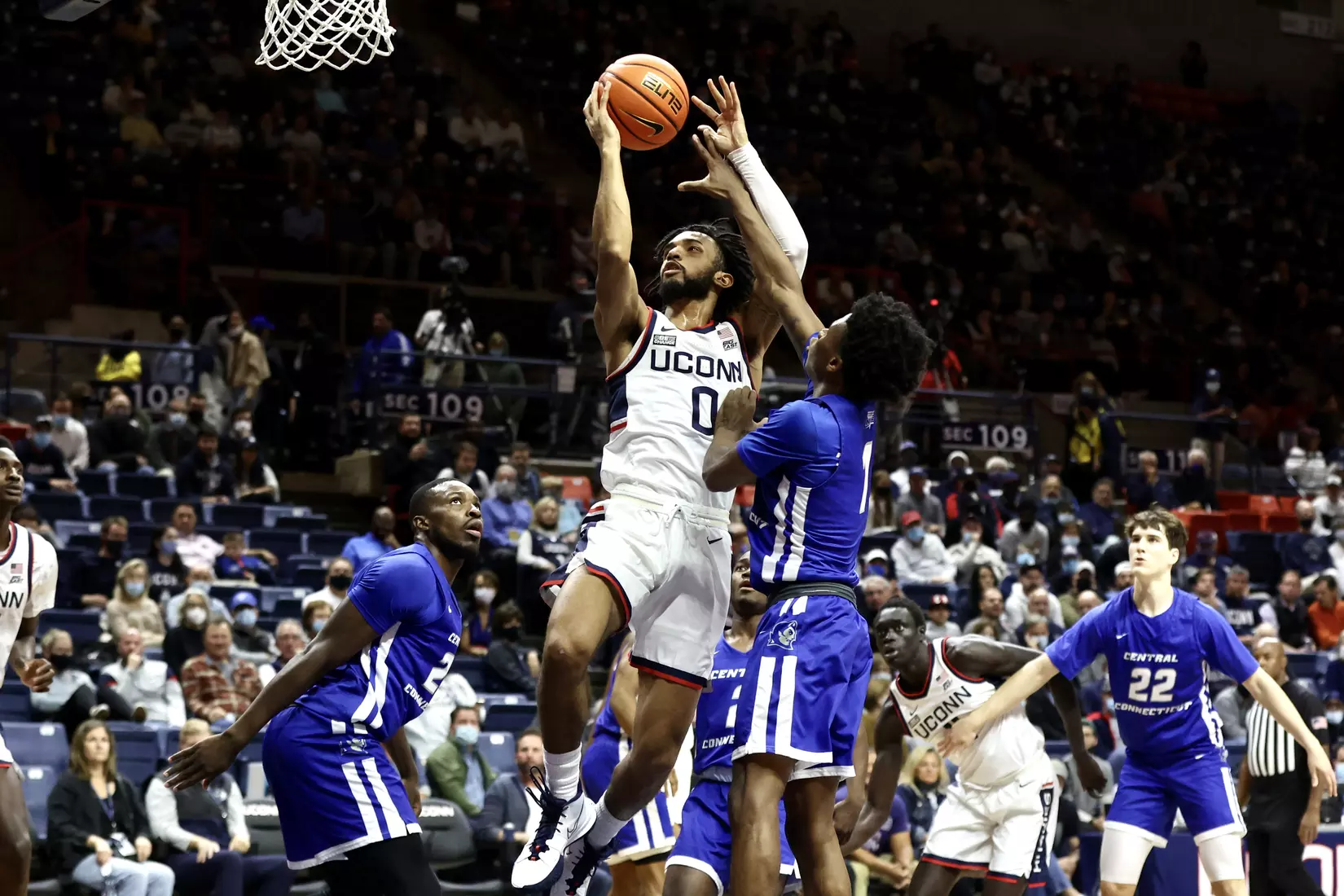 UConn vs CCSU at Gampel Pavilion 11/9/21