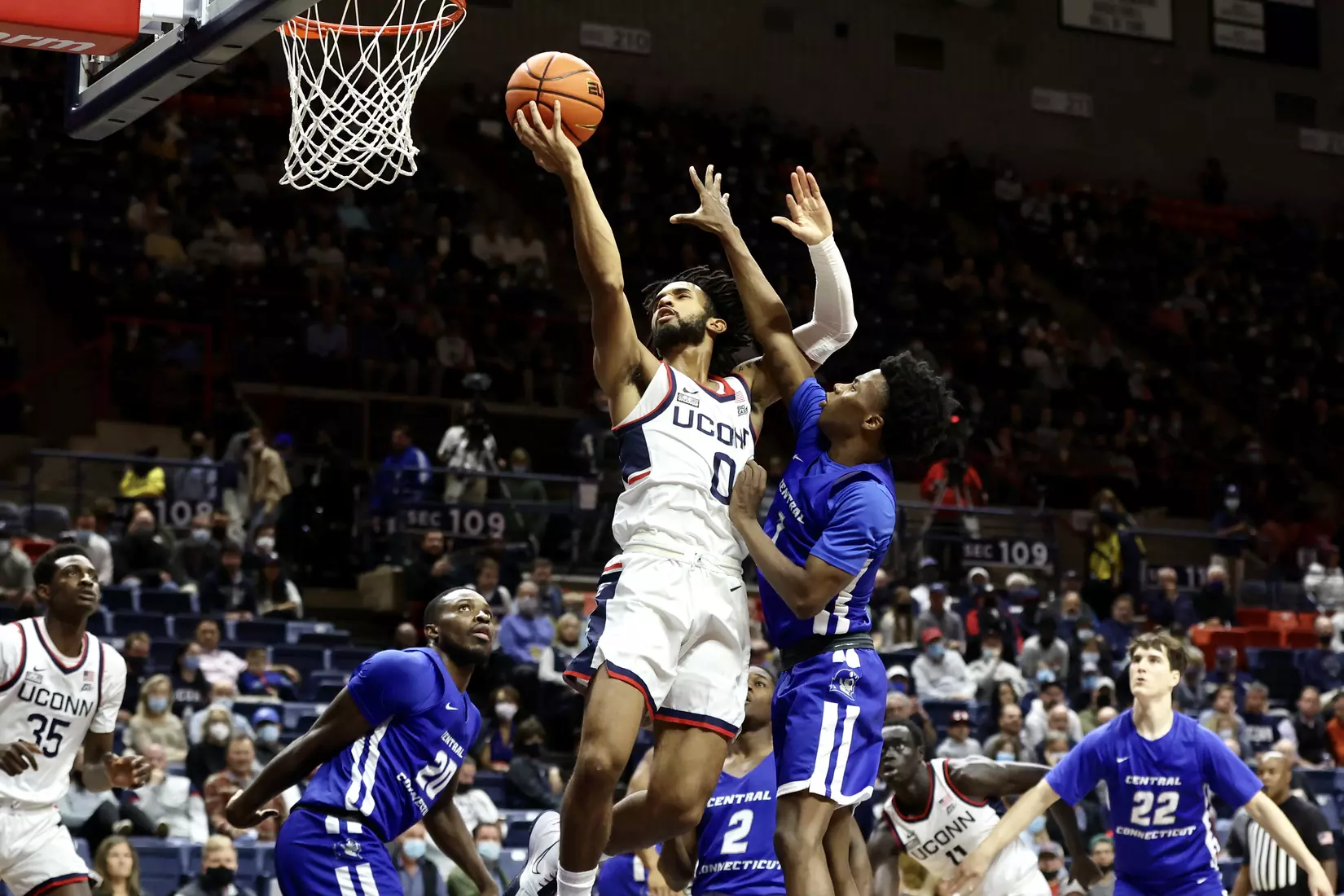 UConn vs CCSU at Gampel Pavilion 11/9/21