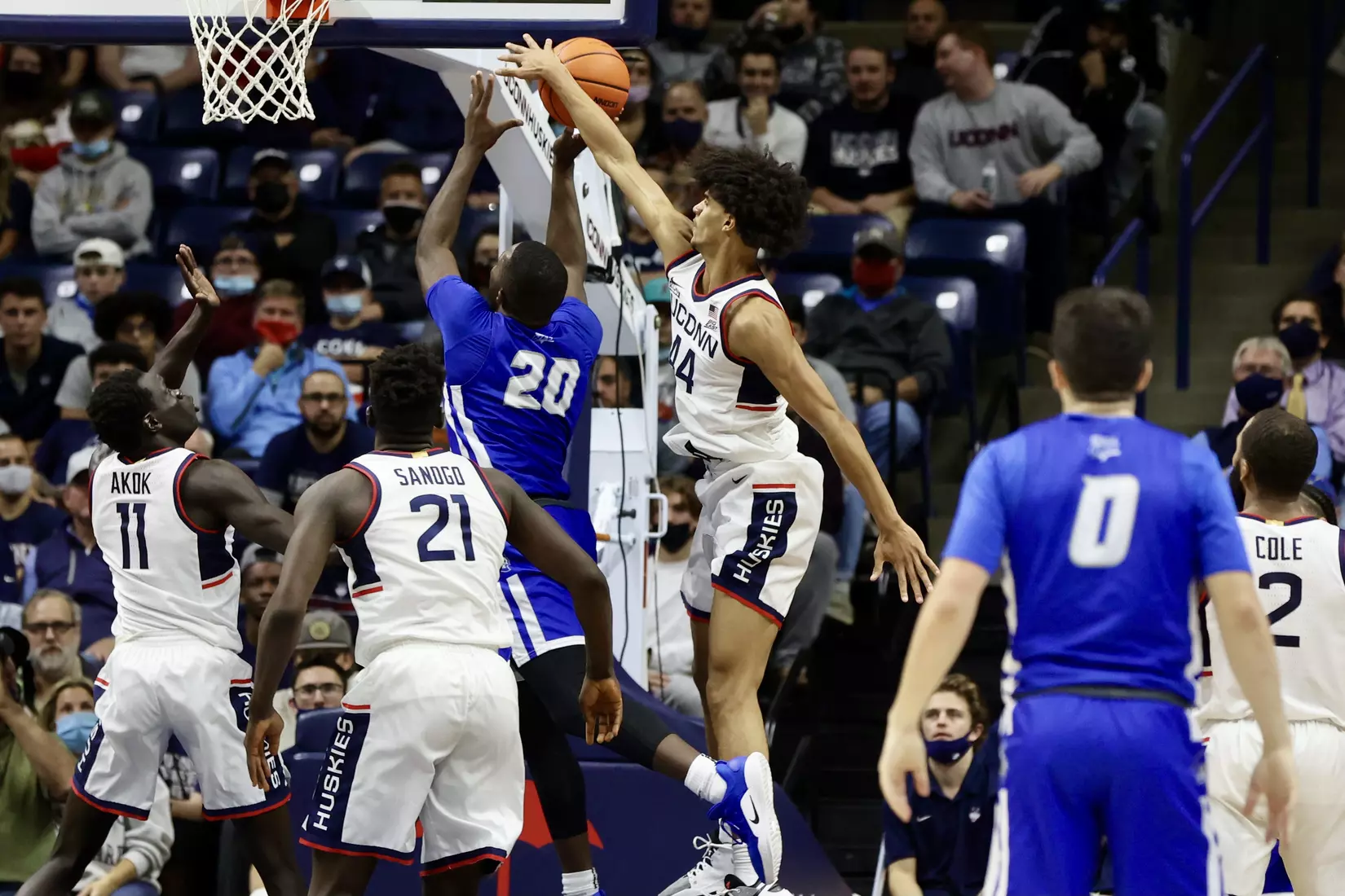 UConn vs CCSU at Gampel Pavilion 11/9/21