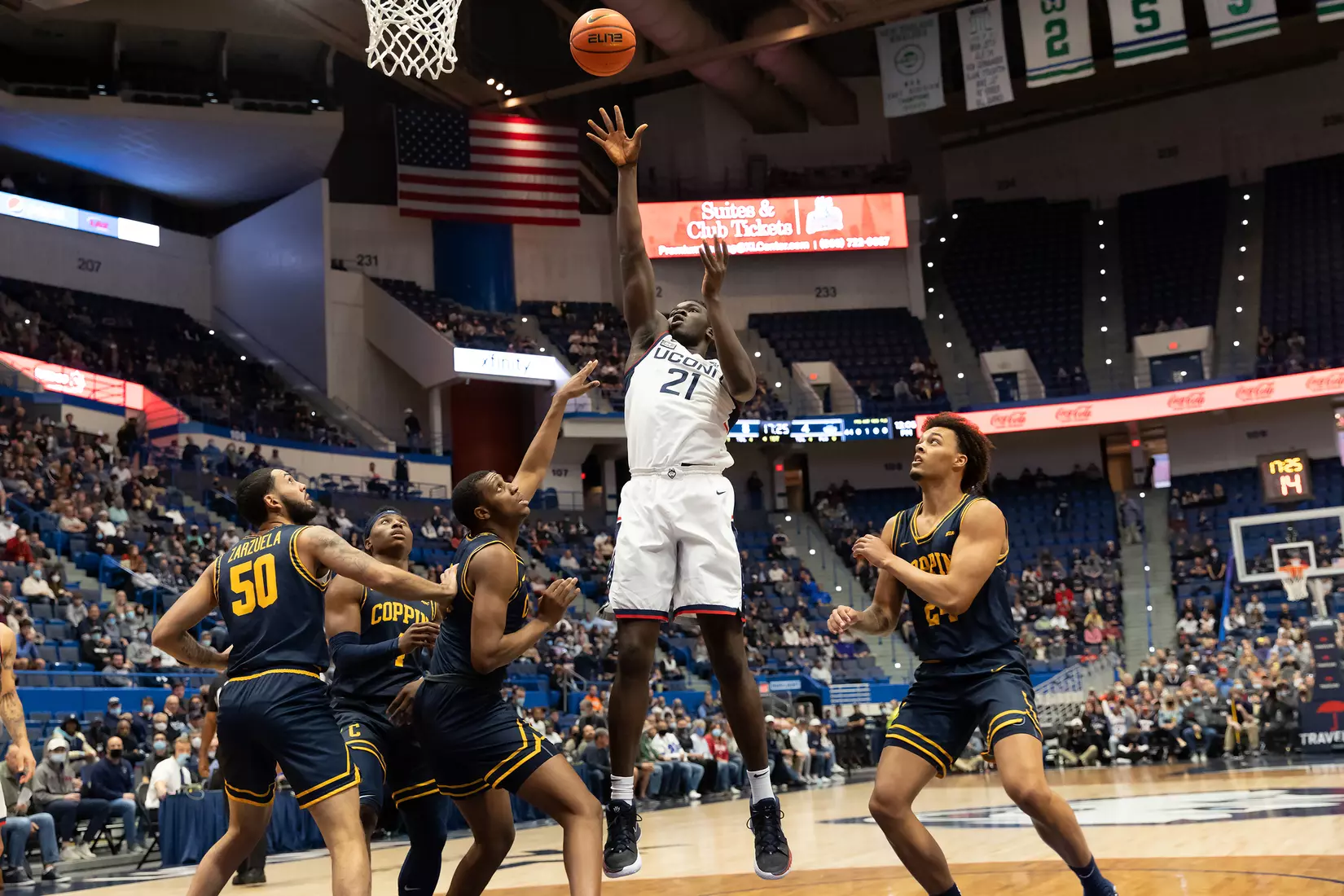 UConn vs Coppin State at XL Center in Hartford, 11/13/21
