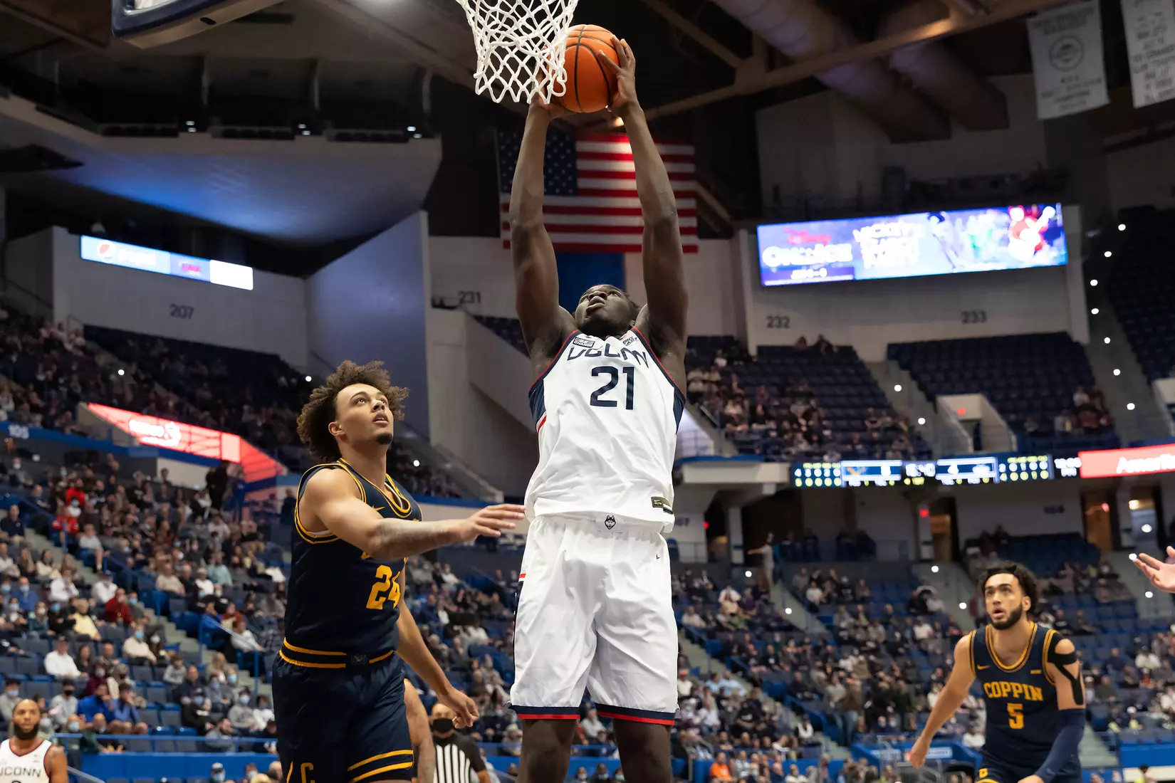 UConn vs Coppin State at XL Center in Hartford, 11/13/21