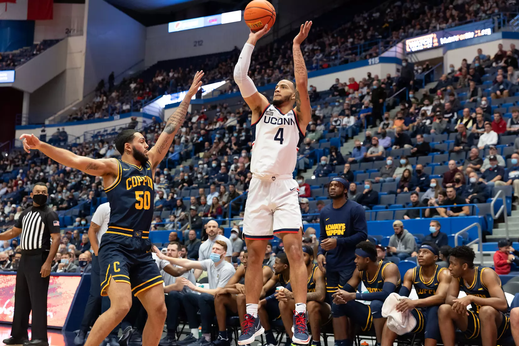 UConn vs Coppin State at XL Center in Hartford, 11/13/21