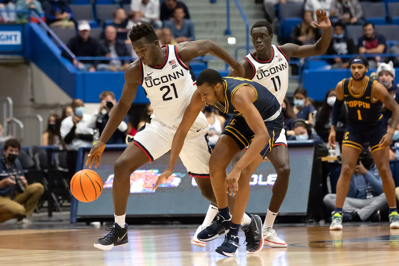 UConn vs Coppin State at XL Center in Hartford, 11/13/21