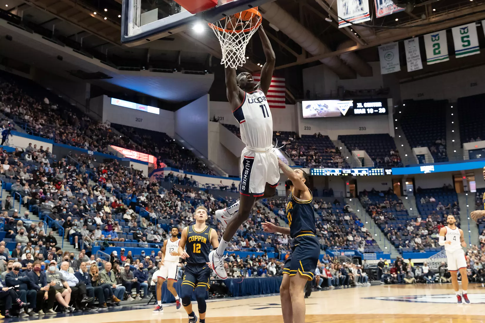 UConn vs Coppin State at XL Center in Hartford, 11/13/21