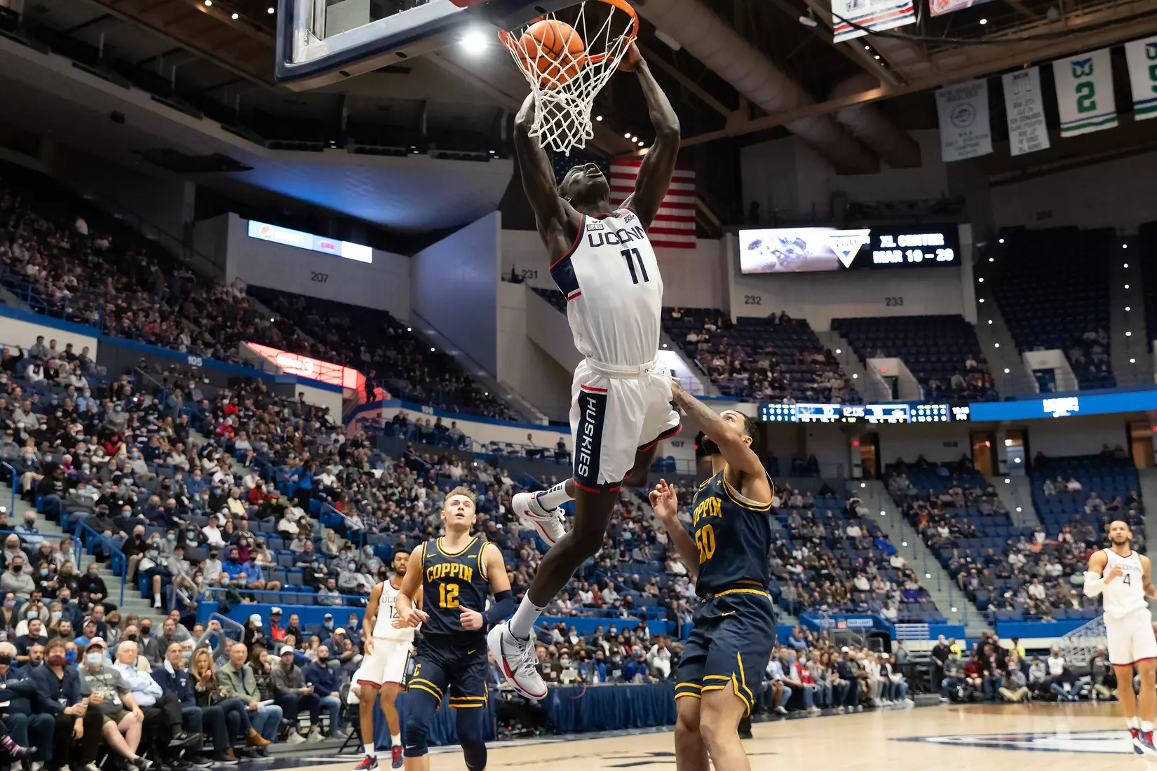 UConn vs Coppin State at XL Center in Hartford, 11/13/21