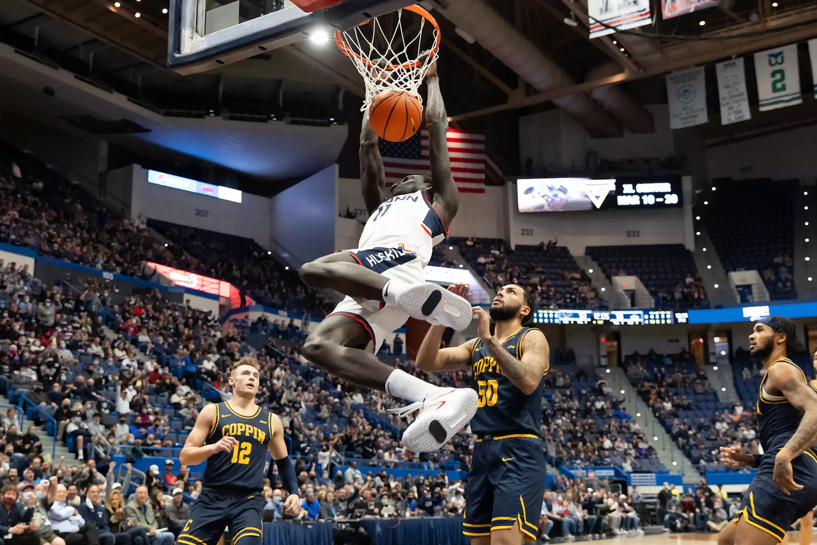 UConn vs Coppin State at XL Center in Hartford, 11/13/21