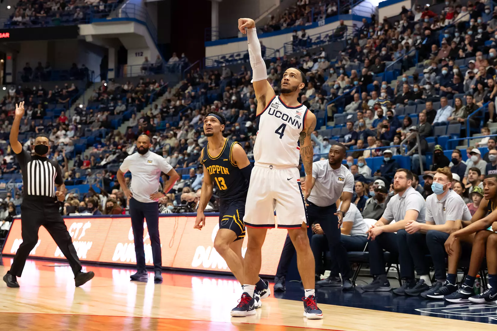 UConn vs Coppin State at XL Center in Hartford, 11/13/21
