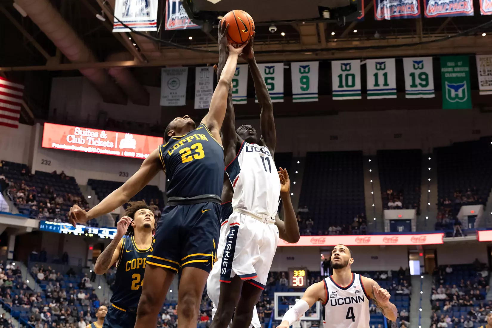UConn vs Coppin State at XL Center in Hartford, 11/13/21