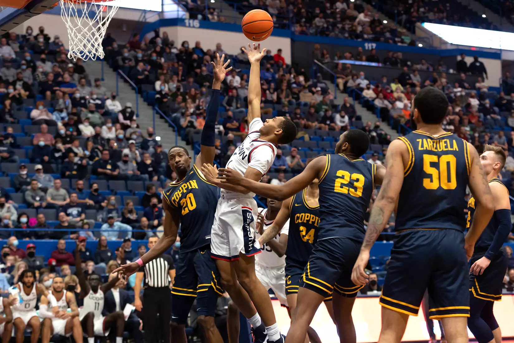UConn vs Coppin State at XL Center in Hartford, 11/13/21
