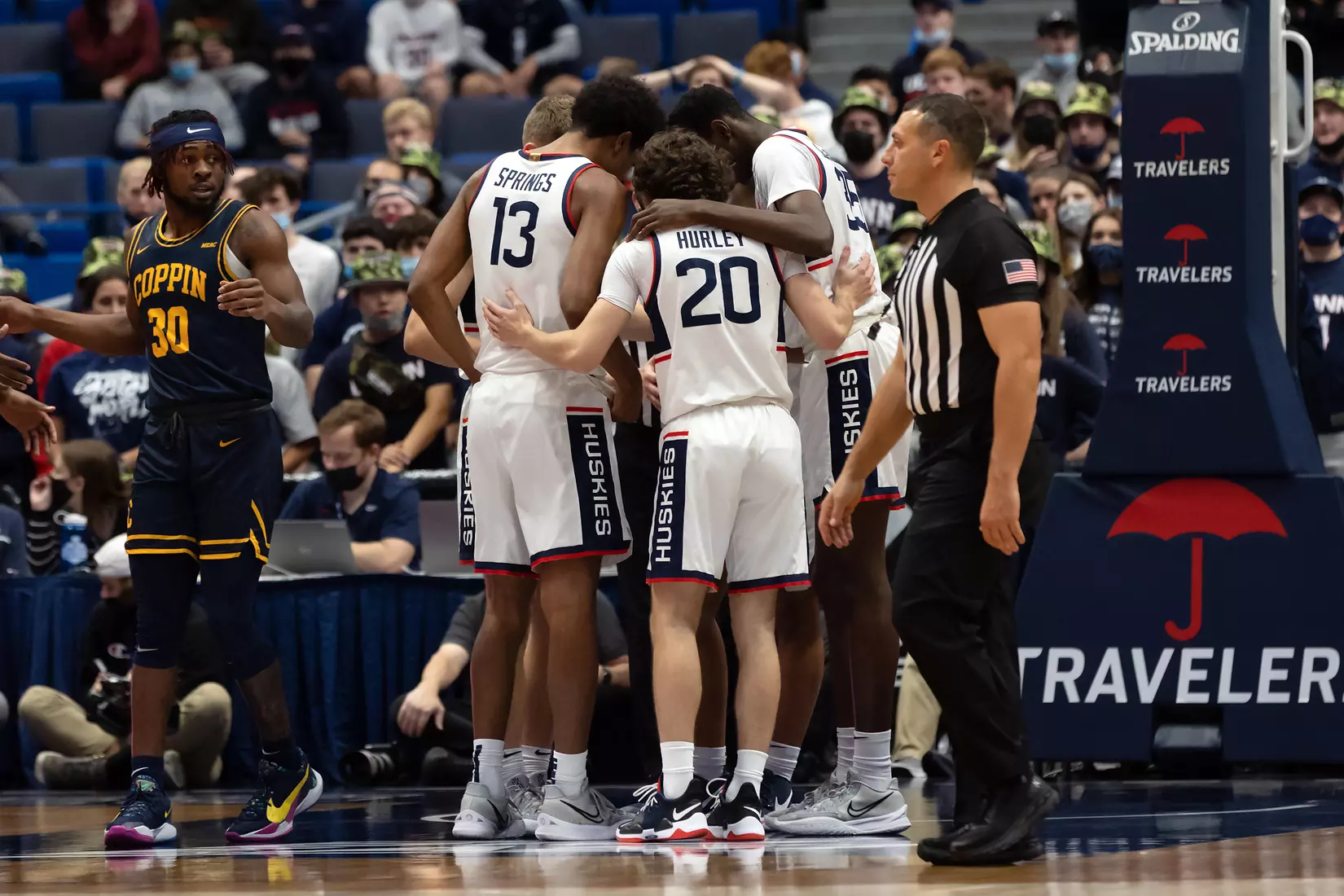 UConn vs Coppin State at XL Center in Hartford, 11/13/21