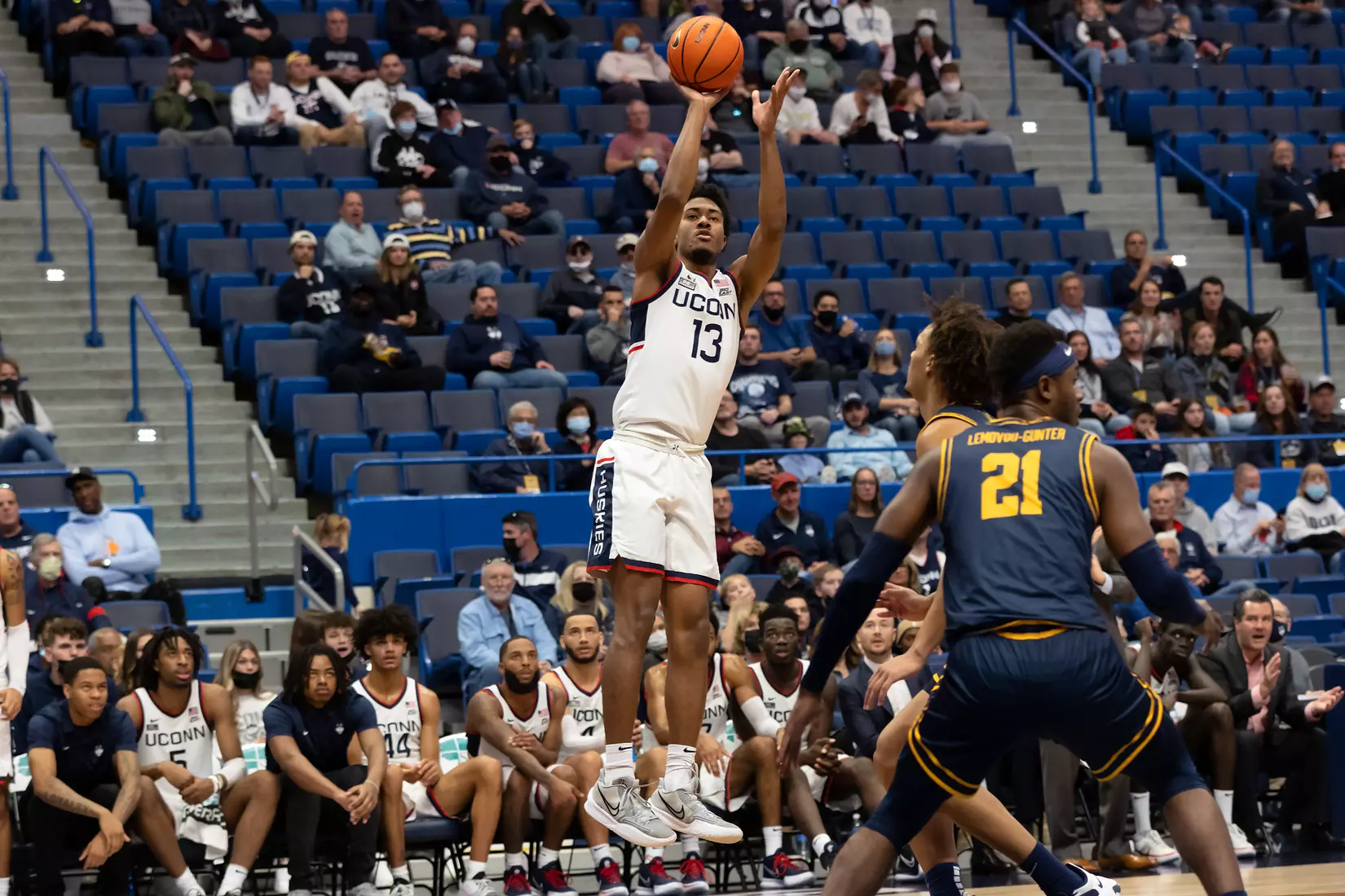 UConn vs Coppin State at XL Center in Hartford, 11/13/21