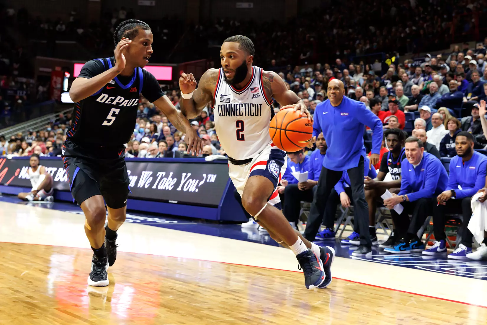 UConn vs DePaul at Gampel Pavilion 3/5/22