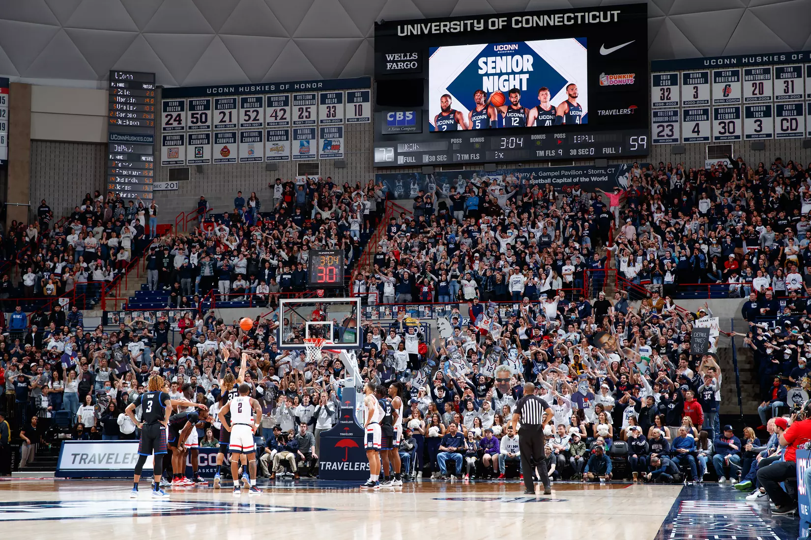 UConn vs DePaul at Gampel Pavilion 3/5/22