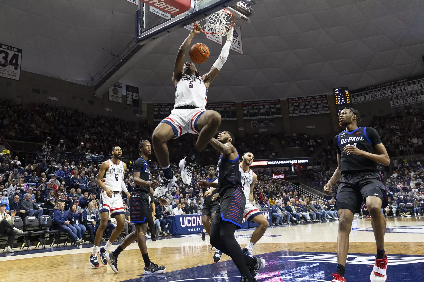 UConn vs DePaul at Gampel Pavilion 3/5/22