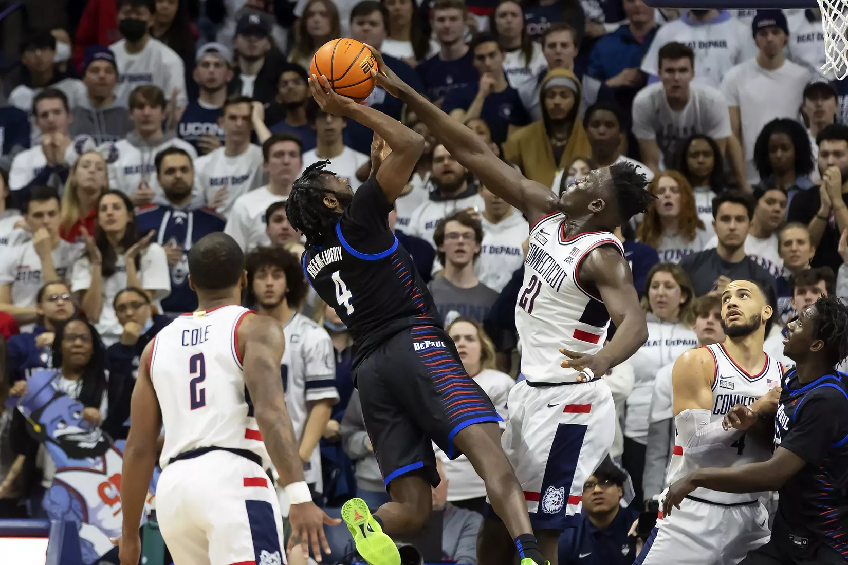 UConn vs DePaul at Gampel Pavilion 3/5/22