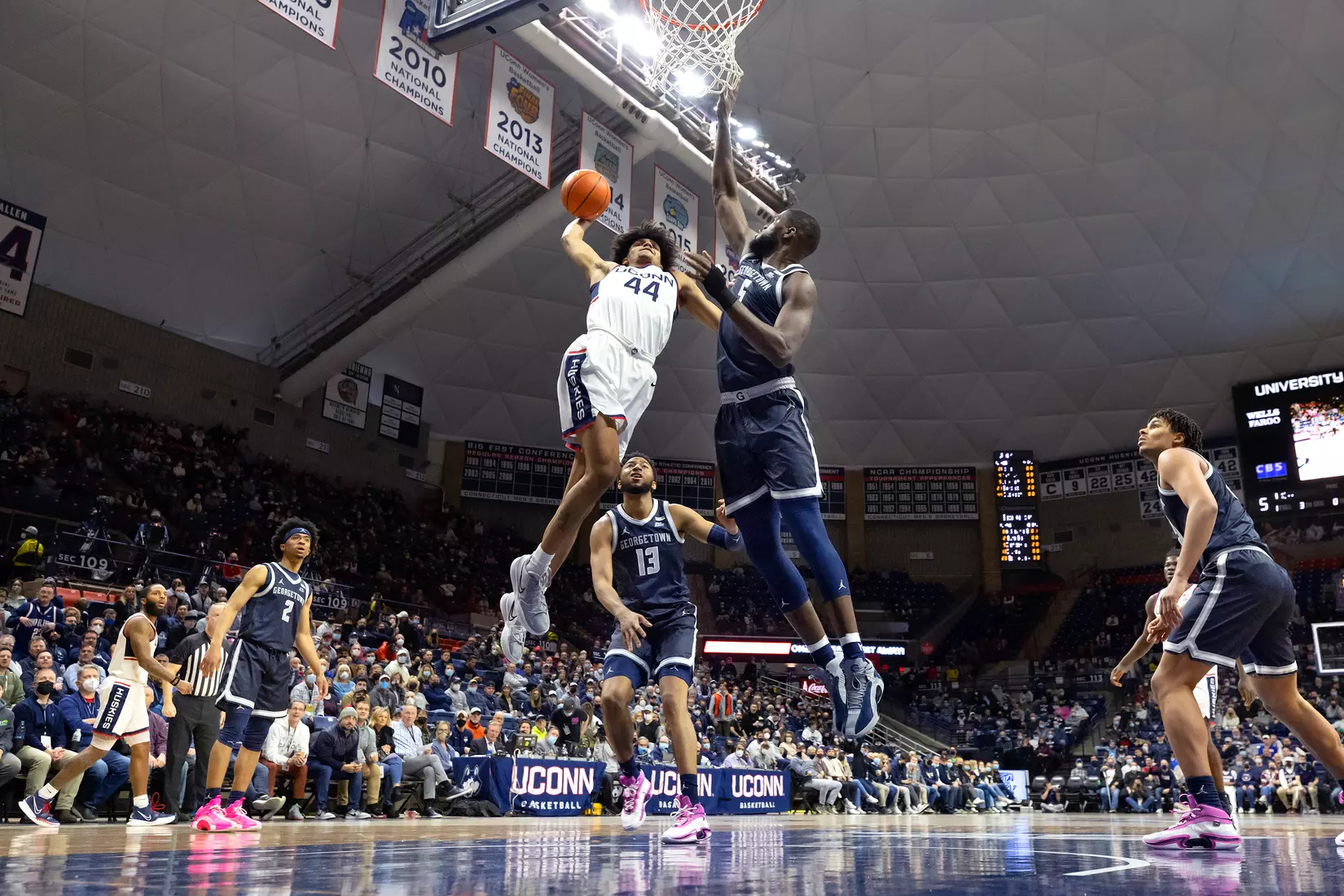 UConn vs Georgetown at Gampel Pavilion, 1/25/22