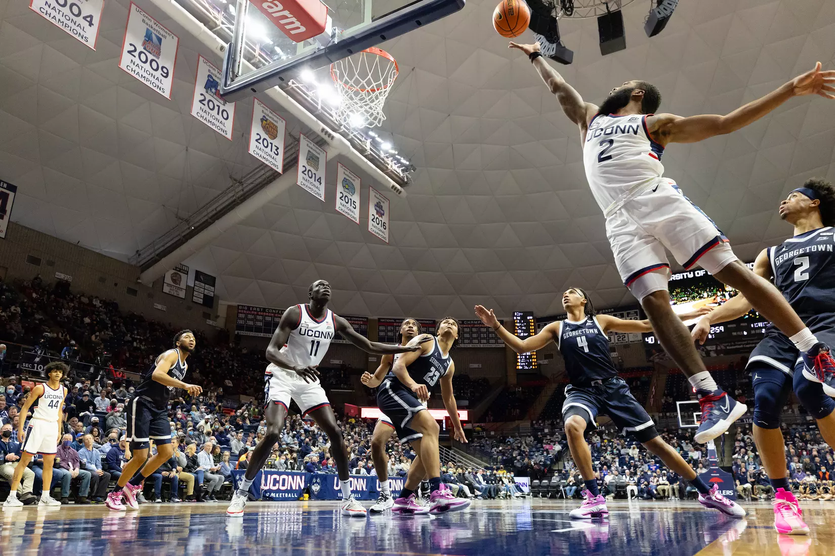UConn vs Georgetown at Gampel Pavilion, 1/25/22