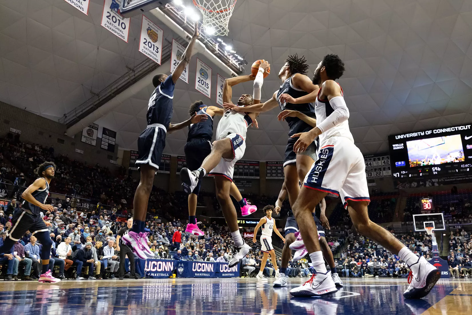 UConn vs Georgetown at Gampel Pavilion, 1/25/22