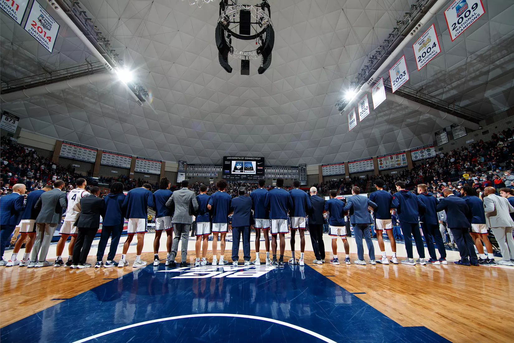 UConn vs Georgetown at Gampel Pavilion, 1/25/22