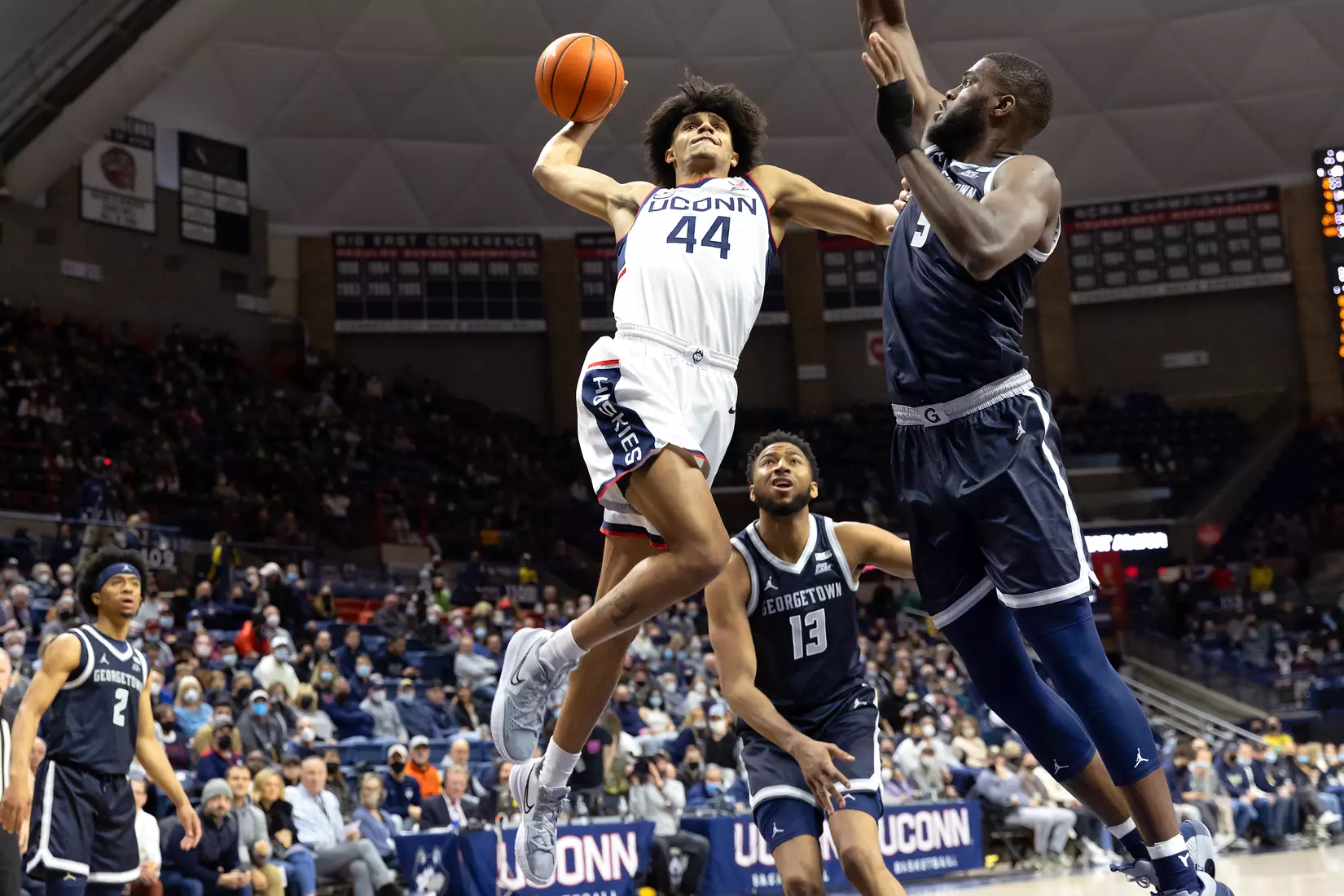 UConn vs Georgetown at Gampel Pavilion, 1/25/22