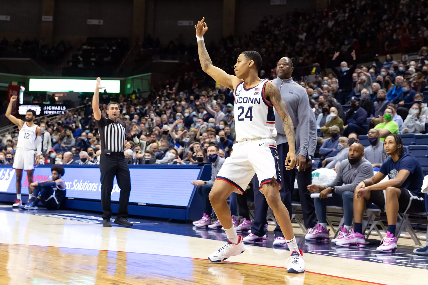 UConn vs Georgetown at Gampel Pavilion, 1/25/22