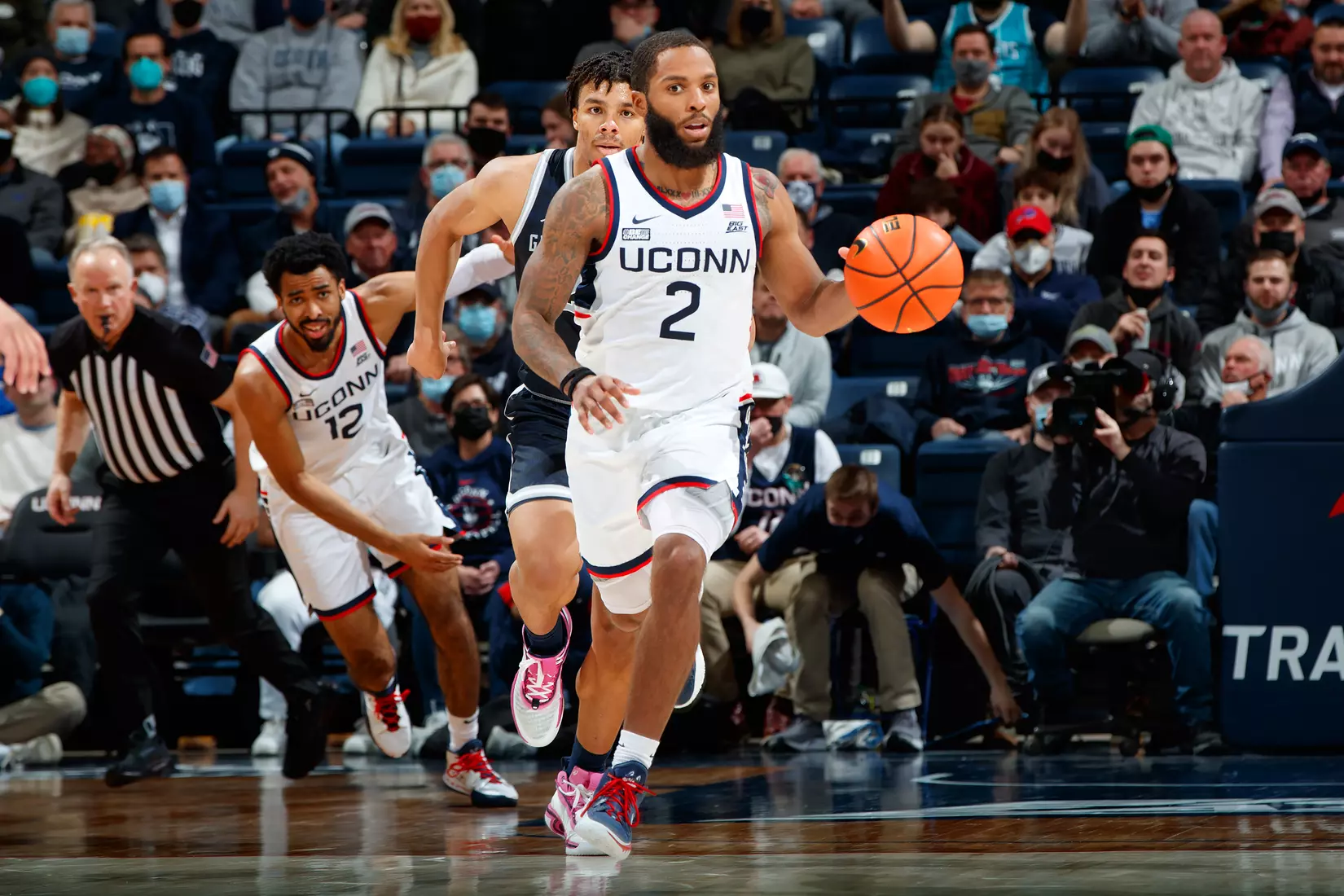 UConn vs Georgetown at Gampel Pavilion, 1/25/22